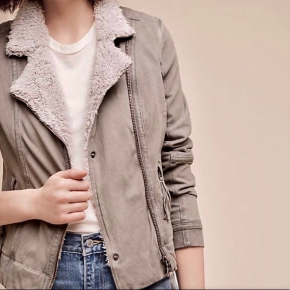 Anthropologie Marrakech Moto Jacket